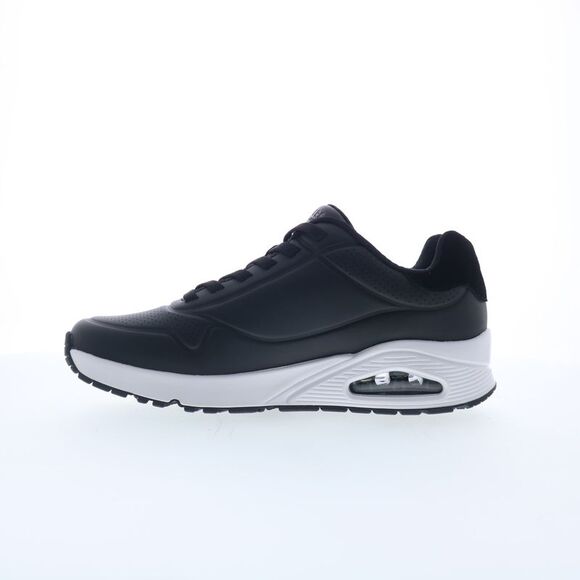 Skechers Mens Uno - Tailored Air Black Shoes (NWT) - Picture 5 of 7